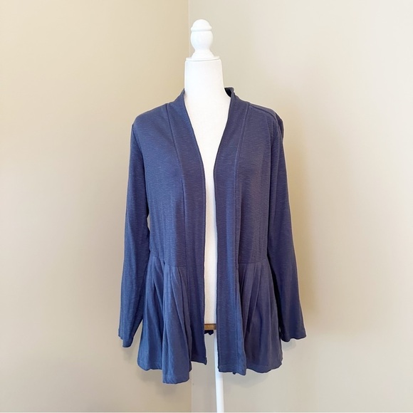 Logo by Lori Goldstein Embroidered Open Front Cardigan - Medium - Picture 1 of 13
